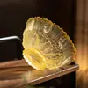 Estilo Dinastía Song Crisantemo Dorado Taza Maestra Tradicional de Vidrio Taza de Té Hecha a Mano de Alta Gama Lujo Ligero Taza Individual Juego de Té Kung Fu Regalo