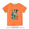 Camiseta de Algodão Infantil Minecraft para Meninos e Meninas, Roupa de Verão de Manga Curta, Moda de Verão Tendência
