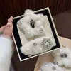 Carta de Invierno ~ Pinza para el Cabello de Estrella Copo de Nieve Relleno de Otoño e Invierno Pinza Lateral para Mujer Pinza Dulce y Linda Coreana Pinza para el Flequillo