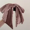 Pinza para el pelo de terciopelo con forma de lazo de cielo estrellado para mujer, Pinza para coleta en la parte trasera de la cabeza, Pasador para recogido a media altura, Accesorio para el cabello elegante de alta gama