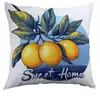 Fronha de Almofada de Verão Tk Lemon Courtyard para Escritório, Quarto e Sofá, Personalizável, Venda Quente Amazon Transfronteiriça