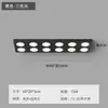 Iluminación de sala de estar sin lámpara principal, downlight de superficie ultradelgado, lámpara para centro comercial, comedor, pasillo minimalista, dormitorio, lámpara de espectro completo para protección ocular