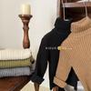 [En stock] Ropa para niños de Corea del Sur, camisa de fondo para niños, otoño invierno, nueva, suéter de color sólido para niños y niñas, cuello alto para bebés