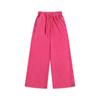 Moletom Pesado 380g Retrô Americano Lavado Ombro Caído Desgastado Gola Redonda e Calça de Moletom com Logo Estampado Solto Oversize