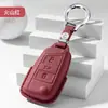 Funda directa de fábrica para llave de coche Volkswagen Tayron X, cubierta de llave de cuero de vaca de capa superior de alta gama con hebilla, accesorio interior unisex