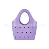 Nova Bolsa de Praia de Eva Celebridades da Internet Europeias e Americanas Podem Fazer DIY Bolsas com Acessórios de Joias Bolsa Coreana de Nicho com Furos Bolsa de Mão