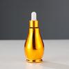 Frasco de Vidrio con Gotero Galvanizado de Calabaza Única 30ml Botella para Aceite Esencial Botella de Vidrio a Prueba de Luz 50ml Botella con Ruedita de Bola Botella con Spray de Calabaza Doble