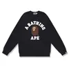 Sudadera camuflaje de moda transfronteriza para hombre, otoño e invierno, manga larga, estampado de letras, holgada, cuello redondo, jersey, sudadera casual