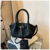 Bolso Cubo de Mano de Alta Gama Estilo Coreano para Mujer 2025 Invierno Nueva Moda Versátil para el Trabajo Hombro Cruzado