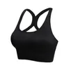 Hermoso Sujetador Deportivo Push-Up a Prueba de Golpes para Espalda para Correr Ropa Interior Sin Costuras Talla Grande Hueco Hebilla Trasera Ajustable