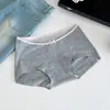 Cuecas Boxer de Renda 100% Algodão Femininas, Estilo Puro Desejo, Alta Elasticidade, Algodão, Gancho Estendido, Antibacteriano, Atacado