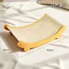 Tabla Rascadora para Gatos, Tabla Rascadora de Sisal para Mascotas, Resistente al Desgaste y No Suelta Pelo, Cama Integrada para Gatos, Tabla Rascadora de Mimbre Tejido para Gatos, Adecuada para Todas las Estaciones