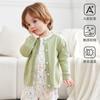 Suéter Jingqi para Bebé Ropa Exterior Primavera y Otoño Cárdigan Tejido para Bebé Chaqueta Suéter para Niño Ropa Infantil Top