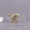 Leopardo de Latón Creativo Se Hace Rico Retro Objetos Sólidos Viejos Decoración del Hogar Escritorio de Oficina Mascota de Té Pequeños Adornos