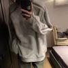 Moletom Retro Americano com Zíper Pesado Cor Sólida para Homens e Mulheres Primavera e Outono Design de Nicho Marca Tendência Moda Europeia e Americana High Street Jaqueta