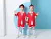 Uniformes de Futebol Personalizados com Estampa Digital Full-Body, Uniformes de Treinamento para Competição Esportiva Infantil, Camisas de Manga Curta Respiráveis de Secagem Rápida