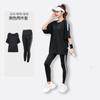 Camiseta Deportiva de Manga Corta para Yoga Verano Nuevo Running Carrera Matutina Deportes Nuevo Traje 2024 Tía Holgada