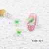 Estilo Idéntico al de Celebridad de Internet Joyería para Uñas ins Mariposa Aurora Acrílico Mini Tridimensional Decoración Fresca para Uñas diy