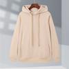 Suéter de algodón con capucha para pareja, sencillo y de moda, para primavera y otoño, ropa de trabajo para grupos, con estampado de logotipo fijo.