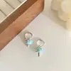 Nuevos Pendientes de Perlas Pequeñas de Hongo con Goteo de Aceite de Moda 2025 Estilo Francés Pendientes Súper Lindos de Celebridad de Internet para Niña