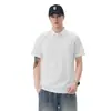 Ropa para Hombre Xintang 20226 Verano Nuevo Estilo Americano Holgada de Manga Corta Moderna Versátil Camisa Polo de Cuello Campana