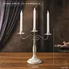 Suporte de Vela Retrô Estilo Europeu para Criar Ambiente, Adereços para Jantar Romântico à Luz de Velas, Suporte de Vela de Base para Uso Doméstico