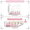 Varios Adhesivos de Pared de Tren de Animales Lindos de la Jungla para Dormitorio y Sala de Estar Pared de Fondo Decoración del Hogar Adhesivos de Pared Autoadhesivos
