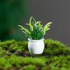 Nueva planta en maceta de simulación de 3-5 cm, venta al por mayor, mini modelo de planta terminado, arte redondo, microadornos para paisajismo.