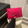 Bolsa de Sobre de Fiesta para Chica de Moda para Mujer 2026 Nuevo Estilo Popular Casual Simple Elegante Color Sólido Bolso de Mano de Moda