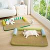 Tapete para Cão Ninho de Dormir de Verão Cama para Animais de Estimação Tapete de Gelo Refrescante Tapete de Chão para Gaiola Universal para Quatro Estações Gato