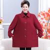 Abrigo Nuevo para Madre de Mediana Edad Chaqueta Cárdigan Corta Casual a la Moda Color Sólido Talla Extra Plus para Cubrir la Carne Delgada
