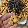Colgante de CalabazaRecomendado por el MaestroLlavero de Madera de Durazno Putuo Calabaza, Se Puede Llevar Contigo o Usar en el Coche