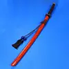 Periférico de juego cosplay arma Tai Dao accesorios espada danza fase I una vibración espada de madera hoja no abierta