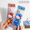 Set de reglas genuinas Sanrio de 20 cm, con la serie de dibujos animados Hello Kitty, adecuado para estudiantes de primaria y secundaria, y para uso de oficina como papelería, incluyendo una escuadra.