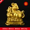 Ornaments Zodiacais de Cobre Conjunto Completo Latão Rato Boi Tigre Coelho Dragão Serpente Cavalo Ovelha Macaco Galo Cão Porco Artesanato para Decoração de Casa