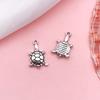 15 plata antigua kc Tortuga Dorada tortuga colgante pequeño accesorios de joyería traje 15 modelos cada 1 juego alrededor de 30 g