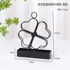 Estante Creativo Sencillo de Hierro Forjado para Colgar Repelente de Mosquitos Bandeja para Platos de Dormitorio del Hogar Soporte de Placa Gris para Bobina de Sándalo