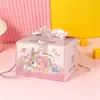 Nueva caja de regalo de luna llena, caja de regalo de celebración de 100 días, caja vacía de regalo de agradecimiento de boda, caja de regalo de cumpleaños