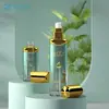 Botella de Loción de Plástico con Forma de Diamante de 100 ml Tipo Press para Cosméticos, Botella de Vidrio con Diseño de Trébol de Cuatro Hojas, Botella de Crema para Ojos de Plástico con Forma de Pétalo de 50 g, Botellas en Stock