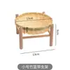 Productos de Cestas de Bambú Hechas a Mano, Cestas Portátiles para Pasteles y Snacks, Charolas Tejidas para Snacks, Cestas de Bambú, Cestas para Almacenamiento de Verduras