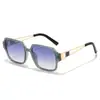 2026 Nuevo Llegada Gafas de Sol Cuadradas de Marco Grande Moda Europea Americana Simple PC+Metal Gafas de Sol para Comercio Exterior Al por Mayor