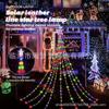 Nuevas Luces de Cadena LED Transfronterizas Cable USB Luces de Cascada Decoración Navideña Luces Colgantes para Árboles Iluminación Exterior
