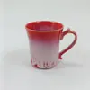 Suministro Exclusivo Transfronterizo de Tazas de Café Hechas a Mano Texturizadas con Patrón de Flujo Estilo Retro Europeo Horneadas en Horno, Tazas de Cerámica, Tazas de Oficina, Regalos de Tazas de Cerámica
