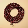 Atacado Sandália de Sangue Sândalo Africano Folha Pequena Sândalo Vermelho Contas Budistas, Vários Estilos e Especificações, Pulseiras Estilo Étnico, Contas de Rosário