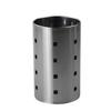 Soporte para Palillos de Acero Inoxidable Redondo Cuadrado Dos Compartimentos Cuchillero Soporte para Brochetas Cesto para Cubiertos Almacenamiento de Cuchillos Tenedores Cucharas Vajilla