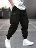 Pantalones de Trabajo para Hombre de Nuevo Estilo Primavera y Otoño de Amazon Transfronterizo, Marca de Tendencia Europea y Americana, Pantalones Casuales Versátiles Funcionales Sueltos para Hombre