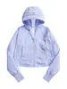 Ropa de Protección Solar Hielo-Seda Estilo Mismo Supermodelo de Lulu para Mujer, Chaqueta Ligera y Transpirable de Protección UV para Exteriores, Corte Ajustado