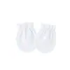 Conjunto de Gorro y Manoplas para Bebé Niña Recién Nacida Gorro de Hospital Gorro con Lazo Guantes de Bebé 0-6 Meses Gorro