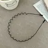 Diadema para Hombre, Presión Invisible en el Cabello, Diadema Ondulada, Anillo Liso, Diadema Deportiva Coreana para Lavado Facial, Pasador Popular para Mujer