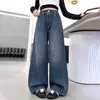 Jeans de Novo Estilo Outono para Meninas (Tamanhos Médio e Grande) Roupas Infantis Crianças Meninas Jeans Casual Estiloso Versátil Fashion Tendência